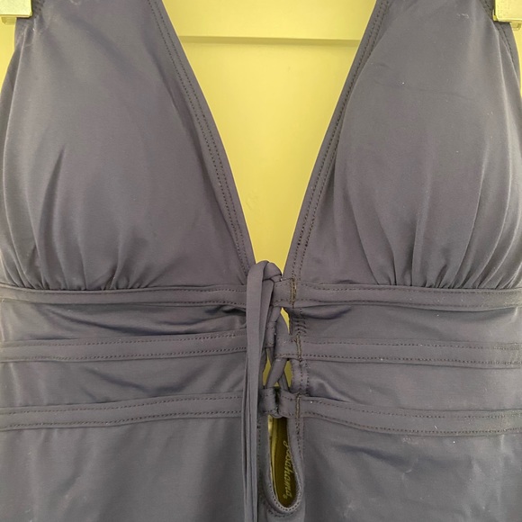 Tommy Bahama halter top one piece bathing suit - Picture 3 of 8